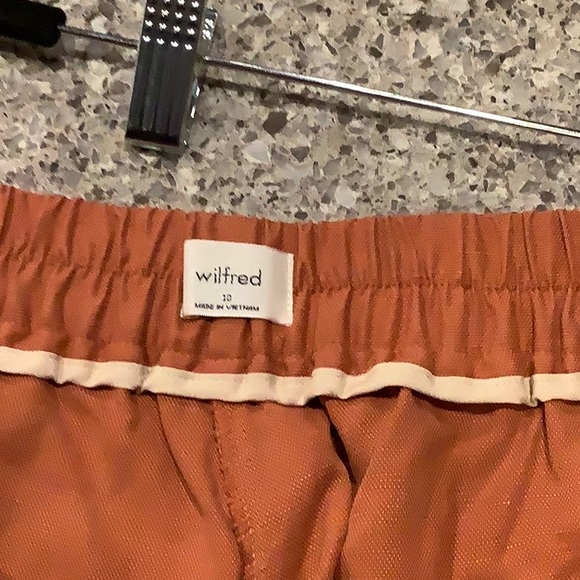 Rust linen shorts - Picture 3 of 5